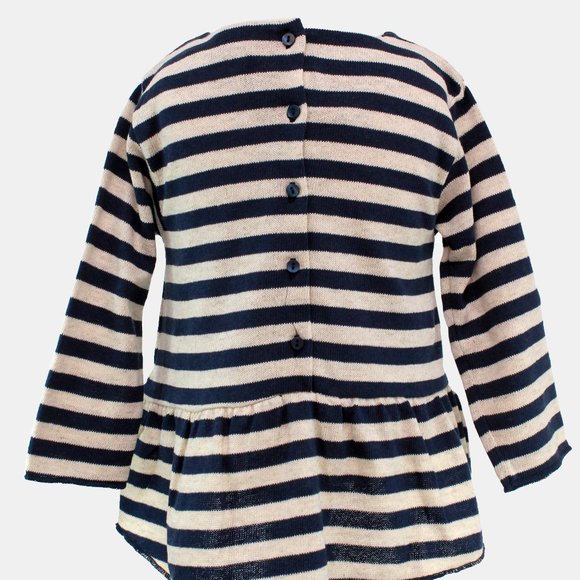 Play Up Lady Bug Blue Striped Top - Picture 2 of 3